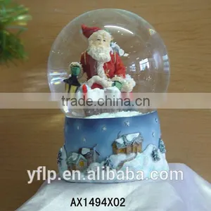 Resin Christmas Craft, Santa Claus Resin Christmas Craft, Snow Globe Resin Christmas Craft thumbnail-3
