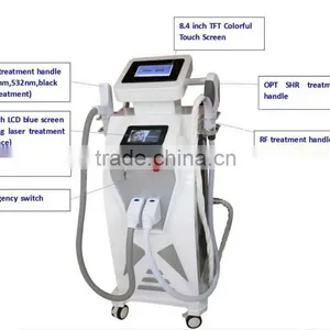 "2016 New Machine" OPT SHR + Elight(IPL RF) +RF +Nd Yag Laser Multi Use Salon Equipment thumbnail-2