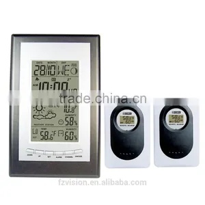 Wireless Weather Station Professional /Weather Station With 2 Transmitter thumbnail-1