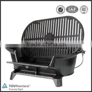 Pre-seasoned Outdoor Barbecue Cast Iron Charcoal Grill thumbnail-2