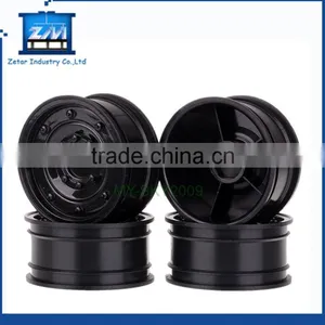 Car Spare Parts Black Plastic Parts Climbing Pull Truck Wheel Rims thumbnail-1