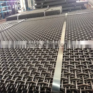 Stianless Steel Woven Wire Mesh/ Hooked Screen Mesh / 304 C45 65MN Sand Screen Mesh thumbnail-6