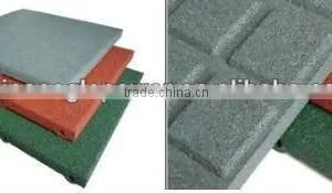 High Quality Pin-hole Outdoor Rubber Tiles thumbnail-1
