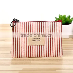 Concise Style/Custom Various Designs Jute Canvas Retro Coin Purse thumbnail-4