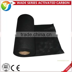 Eco-friendly Activated Carbon Filter Cloth / Activated Carbon Non - Woven Fabricfor Gas Mask thumbnail-3