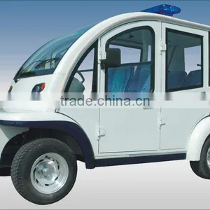 Electric Closed Passenger Car, EG6043KF , 4 Seats, CE Approved Electric Golf Car With Solar Panel thumbnail-1