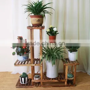 2016 Wooden Flower Pot Stand Pictures thumbnail-1
