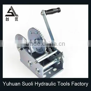 Manufacturer 600lbs Samll Hand Manual Mechanical Galvanized Winch thumbnail-6