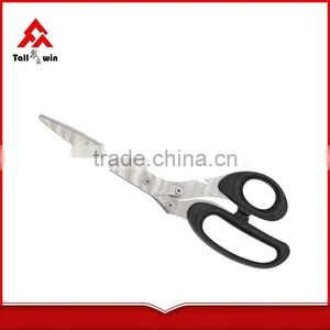 FDA Qualified Fashion Design Stainless Steel Multifunction Kitchen Scissors thumbnail-6