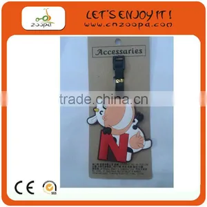 Custom Shape Plastic Printed Hard Plastic Luggage Tag thumbnail-1