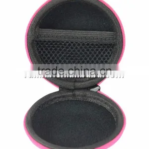 1680D Rose Red Hard EVA Shell Earphone Case Bag Eva Travel Carrying Case thumbnail-3