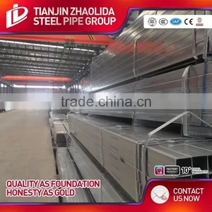 1 / 2 Inch - 4 Inch Dia Cold Rolled Steel Square Tube / Pre Galvanized Square Tube With Factory Price thumbnail-3