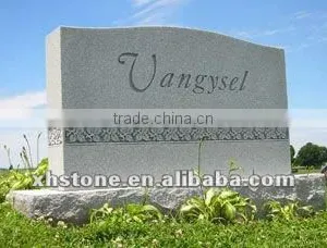 Carved Words With Base Style Gray Polished Monument thumbnail-1