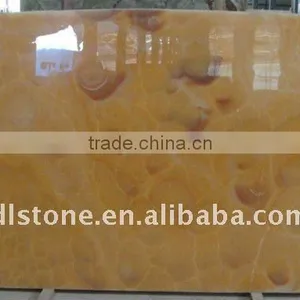 Orange Sun Flower Jade Stone Slab and Tile thumbnail-1