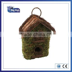 2017 Cheap Price Unfinished Natural Color Wooden Bird House thumbnail-1