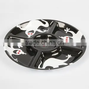 Customed Halloween Divided Plates Free Microwave Dinner Plates thumbnail-1