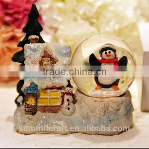Resin Gift Unique Christmas Snow Globes for Sale thumbnail-2