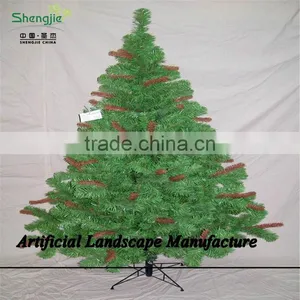 SJZJN 1510 Hot Selling Artificial Festival Decoration Tree,mini Snowing Christmas Tree Make Artificial Christmas Tree thumbnail-1