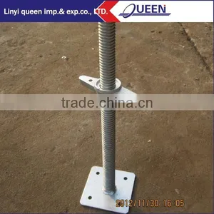 Capacity Base Jack Solid Adjustable Base Jack Adjustable Base Jack for Scaffolding thumbnail-1
