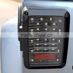 LED Tail Lamp Replacement Tail Lights Brake Reverse Lamps for 2007-2015 Jeep Wrangler JK thumbnail-5