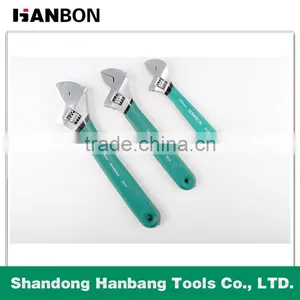 PROFESSIONAL ADJUSTABLE WRENCH DIPPED HANDLE thumbnail-1