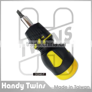 6 In 1 Stubby Ratchet Screwdriver thumbnail-2