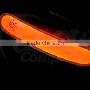 Lighted Red LED Reflective Runner Arm Band thumbnail-1