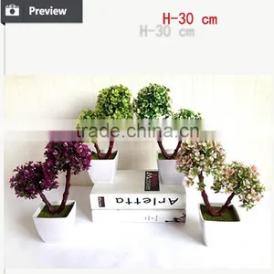 Indoor Artificial Desktop Decoration Pieces Small Fake Pot Plants thumbnail-4