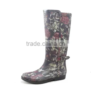 Rain Boots Manufacturer Rainboots for Women High Quality Rubber Rain Boots thumbnail-6