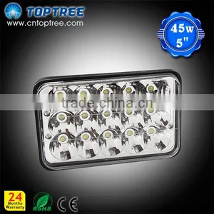 PC Lens 4x6 Led Headlight Truck Light LED Sealed Beam Lamp thumbnail-1