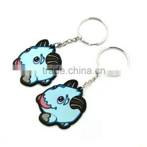 Promotional Gifts Rubber Keychain Custom Pvc Keychain Plastic Silicone Keychains thumbnail-1