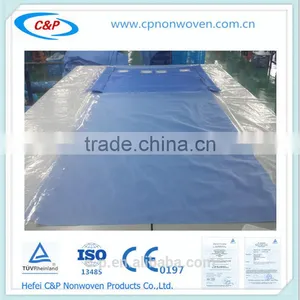 CE ISO Certificated Sterile Disposable Surgical Cardiovascular Drape Pack With 2 Femoral&2Radial Holes thumbnail-4