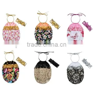 Summer Wholesale Baby Clothing Rompers Toddler Girl Boutique Sunsuit Kids Jumpsuit thumbnail-1