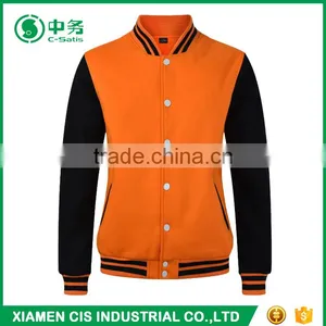 High Quality Custom Logo American Fashion Unisex College Varsity Jacket for Wholesale thumbnail-4