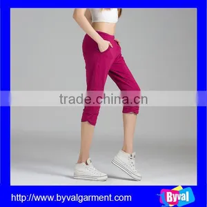 2015 Newly Design Custom High Quality Womens Fashion Slim Fit Jogger Sport Pants thumbnail-2