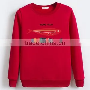 Cheaper Customized Design Crewneck Pullover Fleece TC65/35 Cheaper Hoodies/sweatshirt thumbnail-2