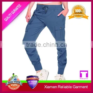 2017 New Arrival Csutom Women Gym Joggers ,Sports Joggers With Adjustable Waistbands thumbnail-1