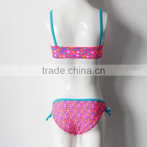Girls Sexy Pink Cute Swimwear thumbnail-4