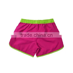 OEM Brand Board Shorts Women Swiming Trunks Pink Beach Shorts thumbnail-2