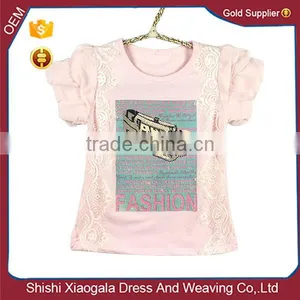 2016 Summer T-shirt New Fashion Baby Girls Clothe thumbnail-1