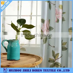 Fashion Style Floral Designs Curtains Fabrics For Living Room thumbnail-6