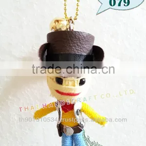 Handmade Keychains Keyrings Voodoo Doll String Accessories Bag Gifts thumbnail-1
