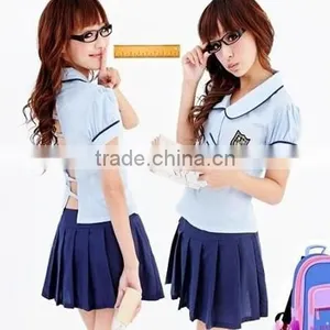2015 Fashion Nylon School Girl Costume Pleated Skirt thumbnail-2