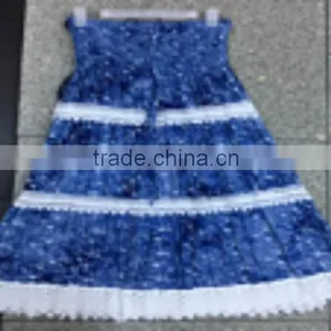 Fast Delivery High Waist Fashion Floral African Print Long Fat Women Skirts thumbnail-1