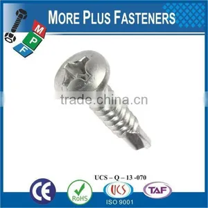 Made in Taiwan ALL METAL Tek Screws Pan Head Self Drilling thumbnail-4