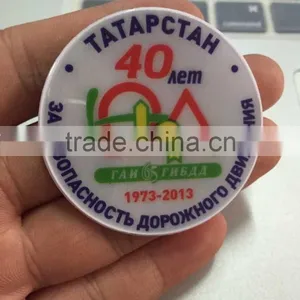 High Visible Custom Promotion Safety Custom Reflective Pin Badge thumbnail-4