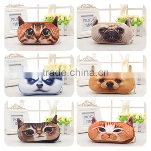 Hot Sale Custom 3D Cool Animal Printed Pencil Bags for Kids thumbnail-3