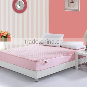 Supplier Patchwork Cotton Fabrics Quilted Waterproof Mattress Protector for Hotel/Hospital thumbnail-1