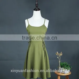 Latest Fashion Women Dress Girls Dress Names With Pictures Green Chiffon Dress thumbnail-2
