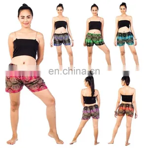 Paisley Women's Rayon Flat Sleep Casual Boxer Shorts Pants thumbnail-1